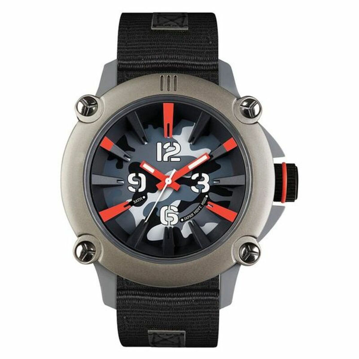 Reloj Hombre Ene Plateado (Ø 51 mm)