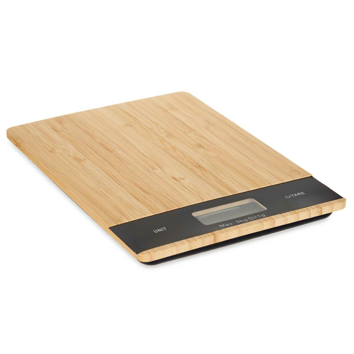 Báscula Digital de Cocina Kinvara Negro Natural 5 kg