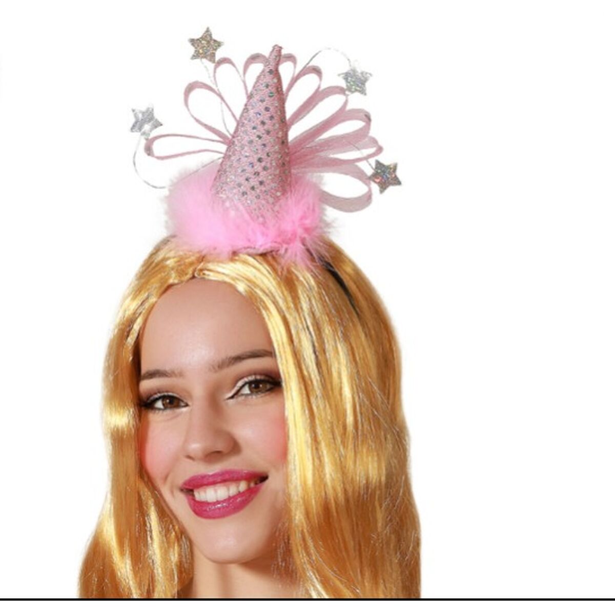 Diadema Rosa Fantasía