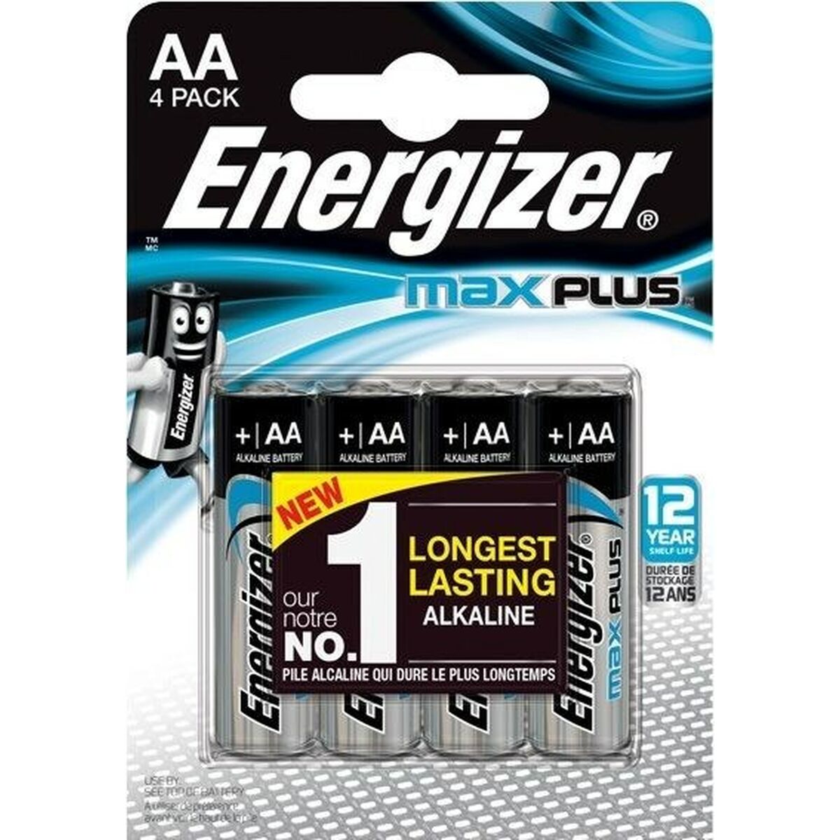 Pilas Energizer Max Plus AA4 1,5 V AA (4 Unidades)