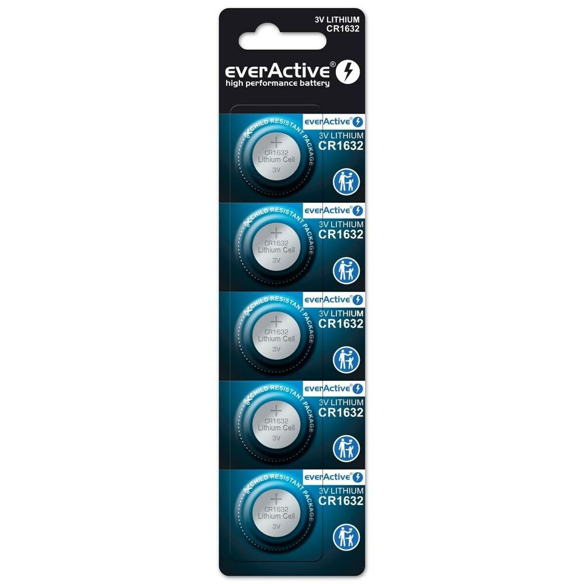 Pilas EverActive CR1632 (5 Unidades)