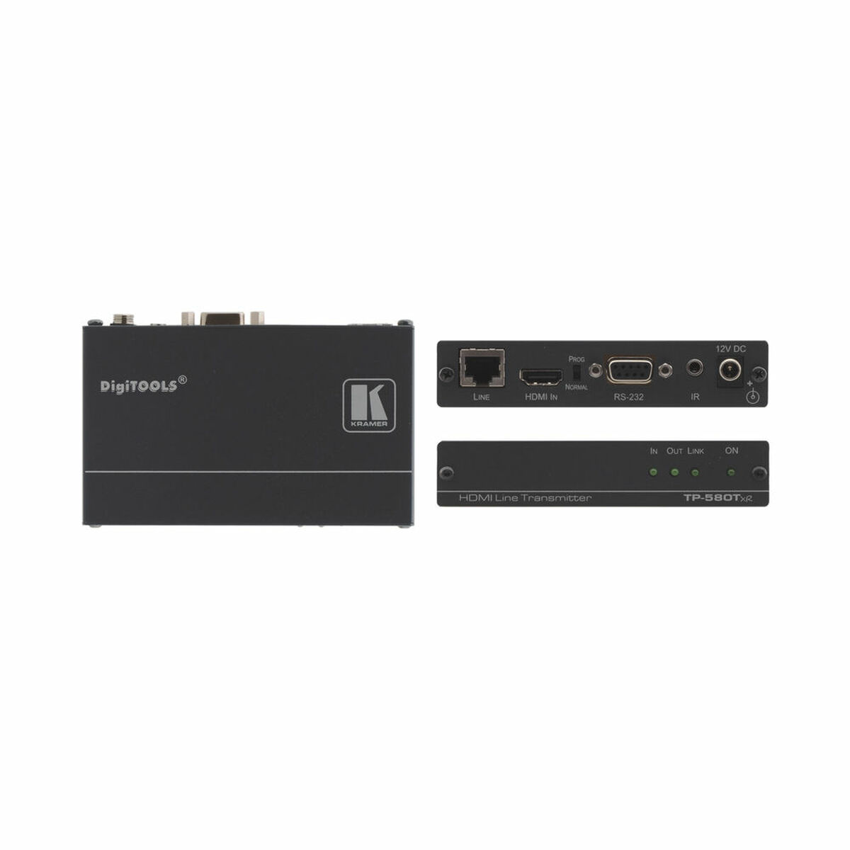 Transmisor Kramer Electronics TP-580TXR Negro
