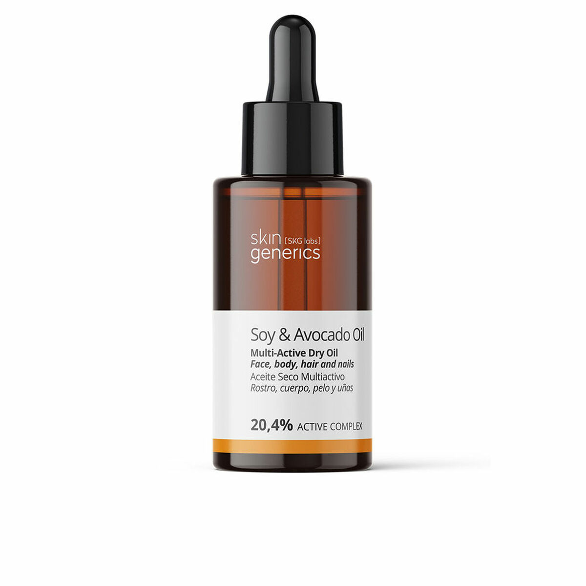Aceite Corporal Esencial Skin Generics 50 ml Soja Aguacate Multifunción