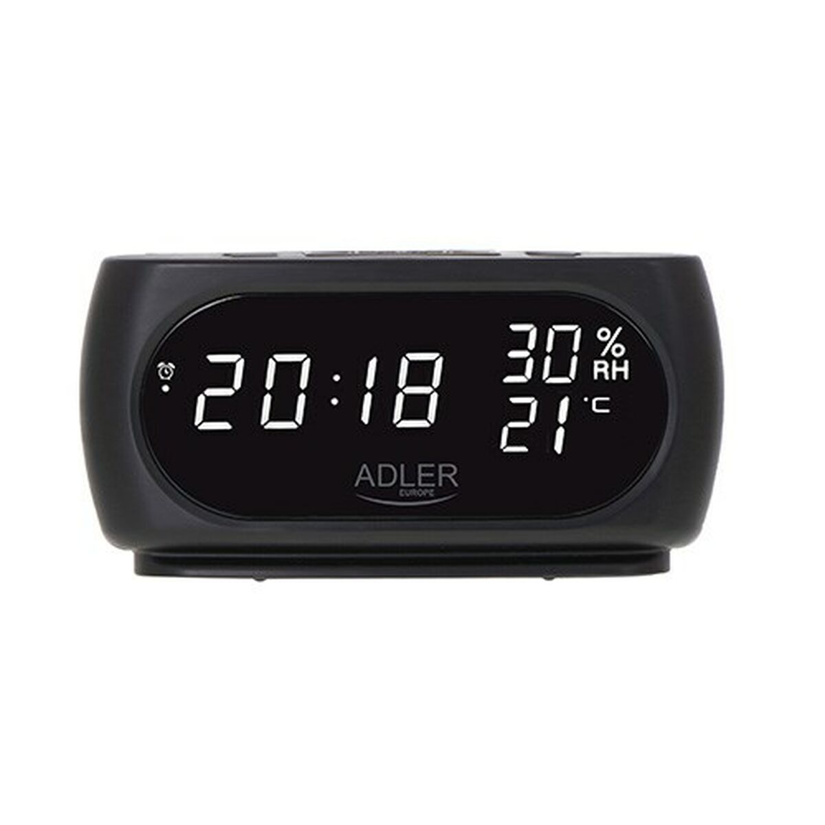 Reloj Despertador Adler AD 1186 Negro