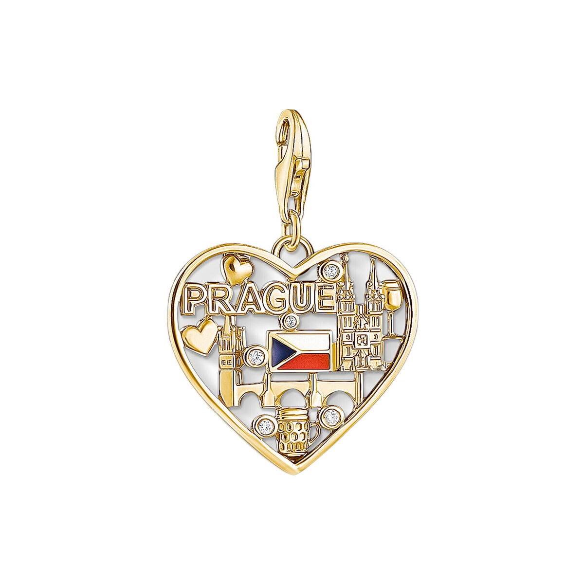 Abalorio Mujer Thomas Sabo Dorado 2 cm