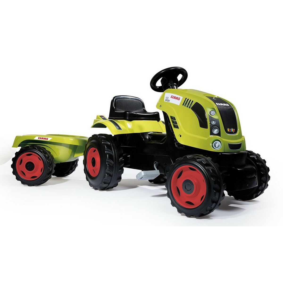 Tractor a Pedales Smoby Claas Pedal Ride on Tractor Amarillo
