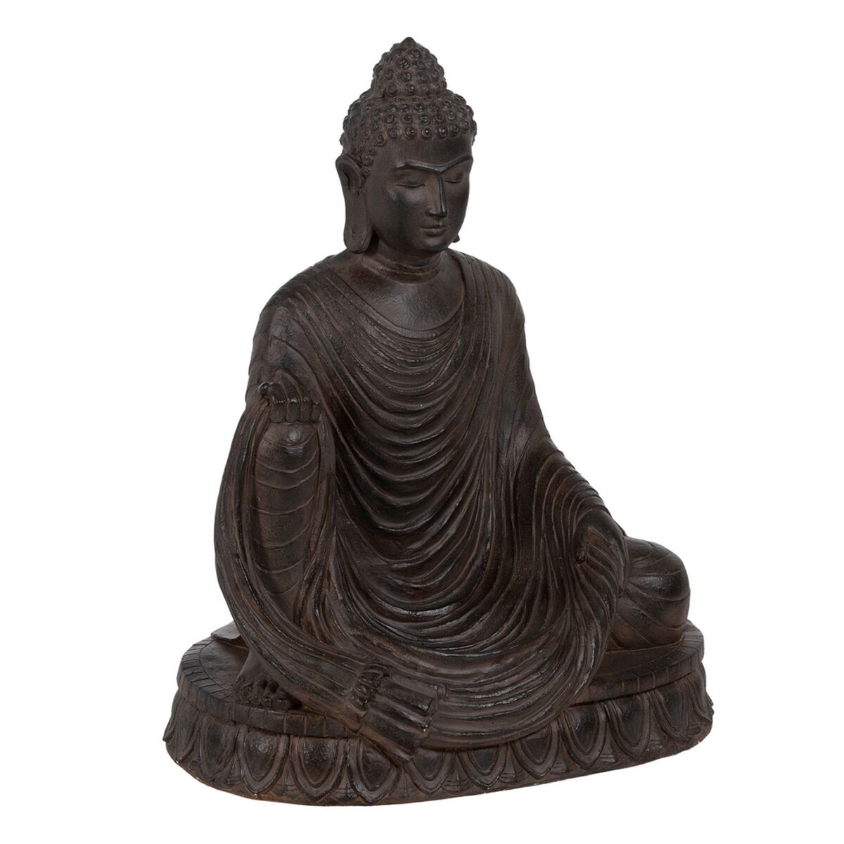 Figura Decorativa Marrón Buda 62,5 x 43,5 x 77 cm