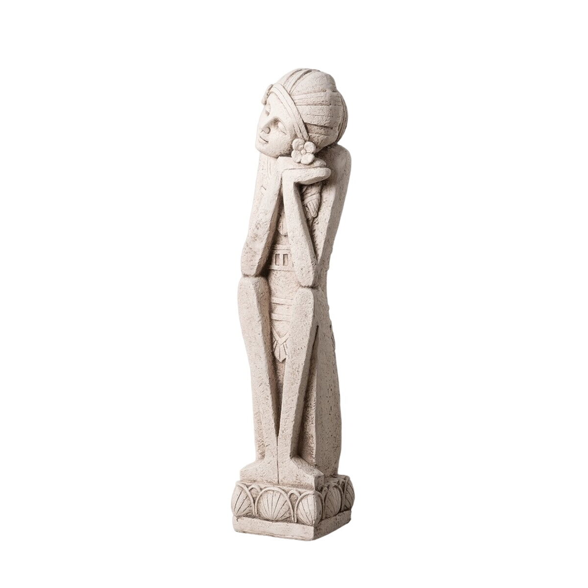 Figura Decorativa Étnico 21 x 20 x 97,5 cm