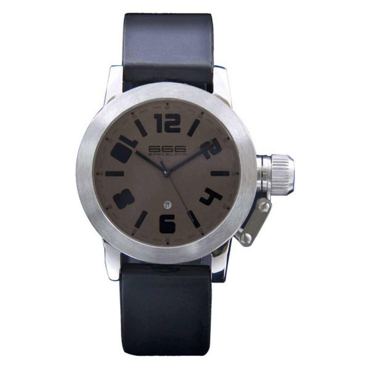 Reloj Hombre 666 Barcelona Plateado (Ø 40 mm)