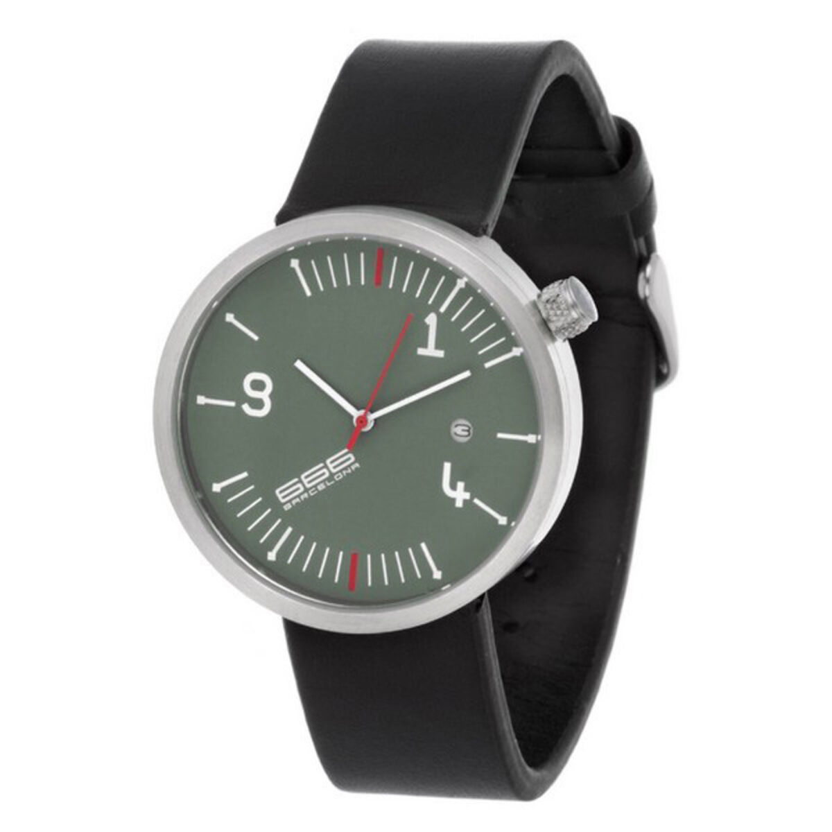 Reloj Hombre 666 Barcelona Plateado (Ø 40 mm)