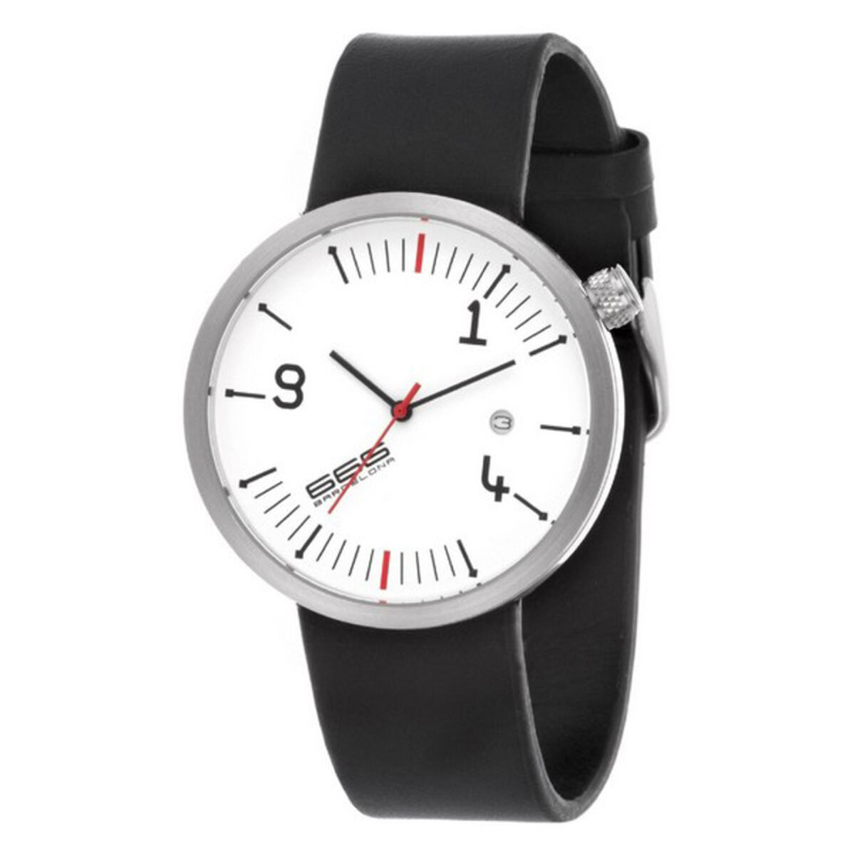 Reloj Hombre 666 Barcelona Plateado (Ø 40 mm)