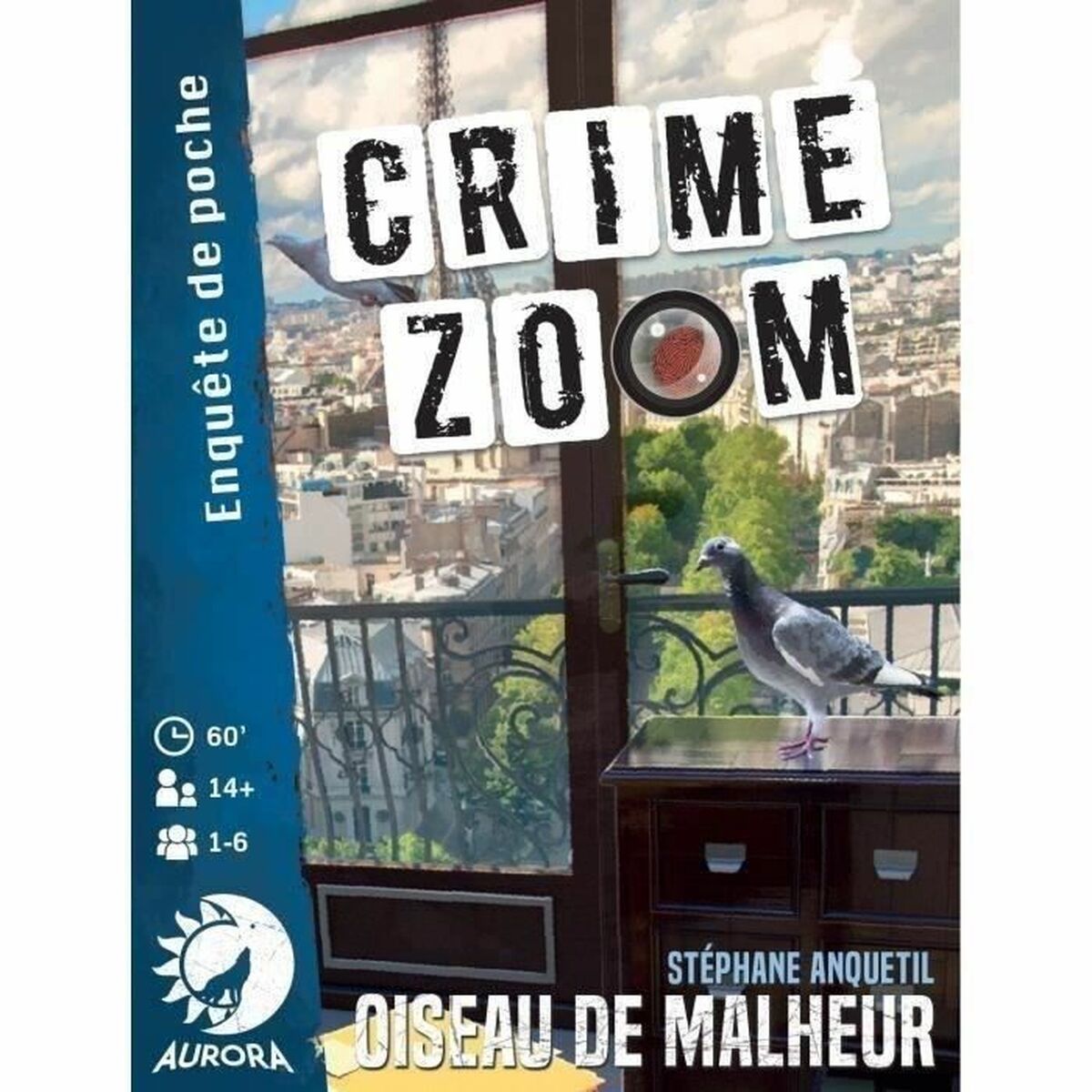 Juego de Mesa Asmodee Crime Zoom : Oiseau de Malheur 13 x 3 x 10 cm