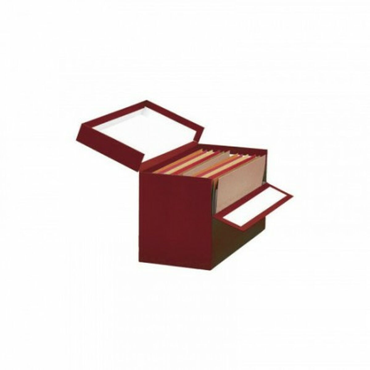 Caja de Archivo Mariola Rojo Folio 39 x 25,5 x 20 cm
