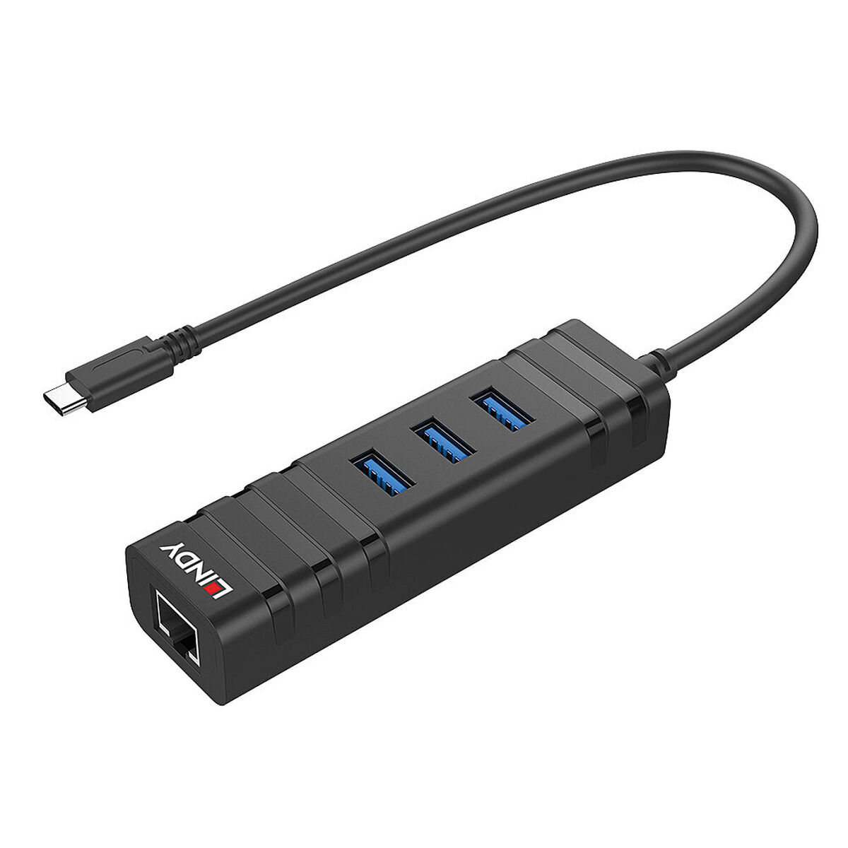 Hub USB LINDY Negro