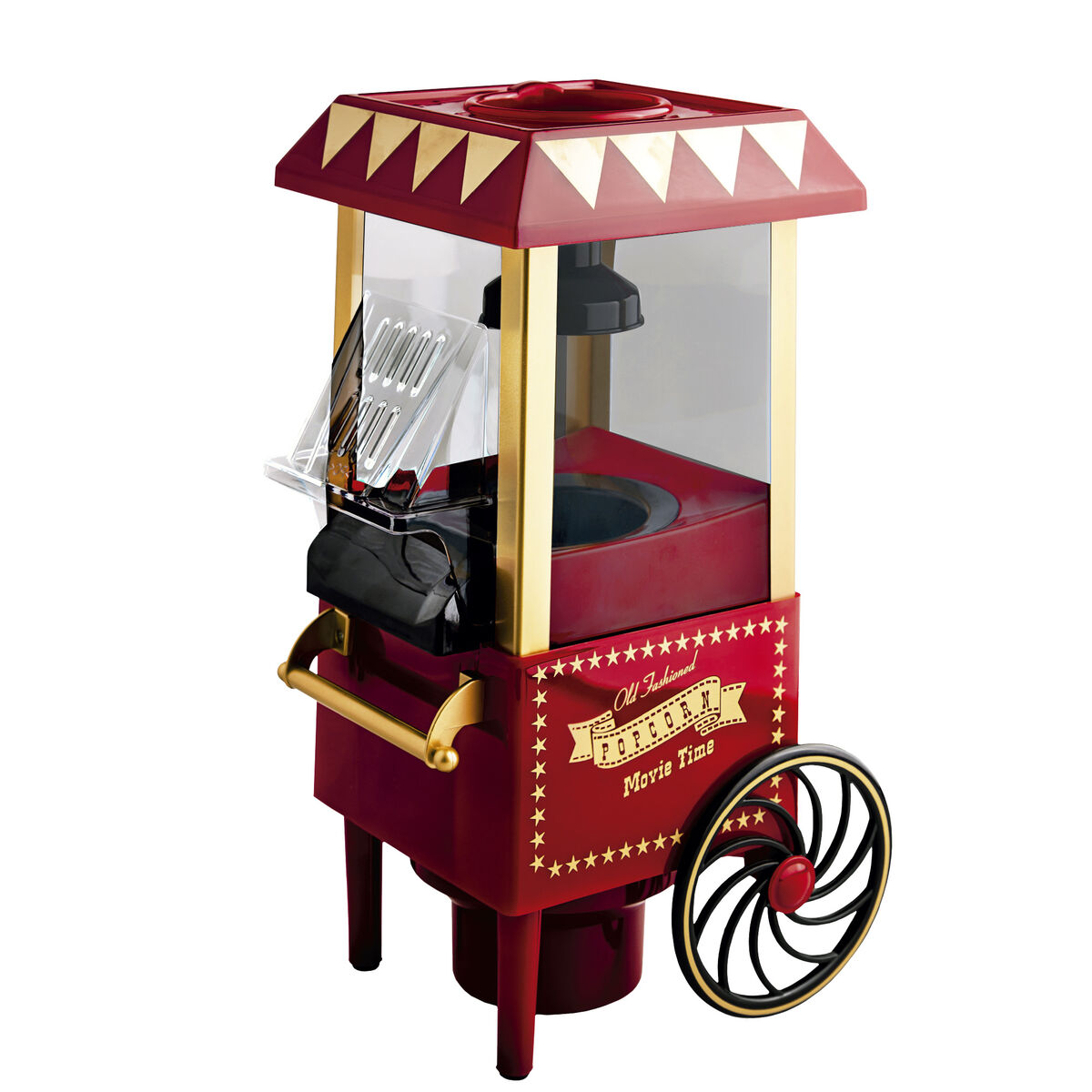 Máquina de palomitas Küken 34056 CLASSIC Negro Rojo