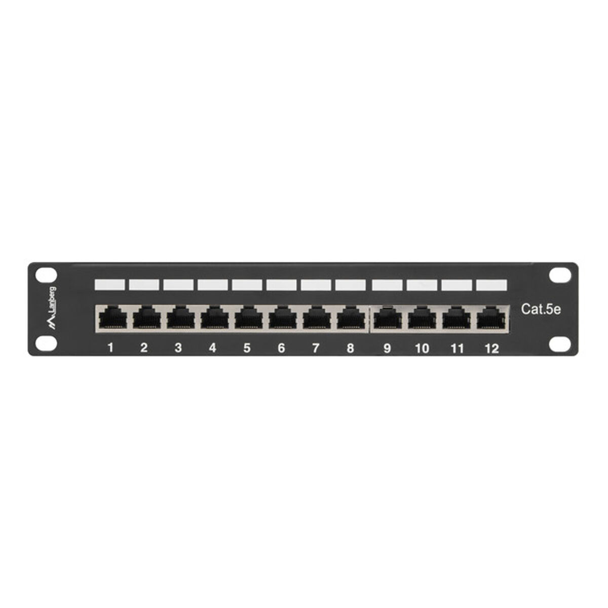 Patch Panel 24 Puertos UTP Categoría 6 Lanberg PPF5-9012-B
