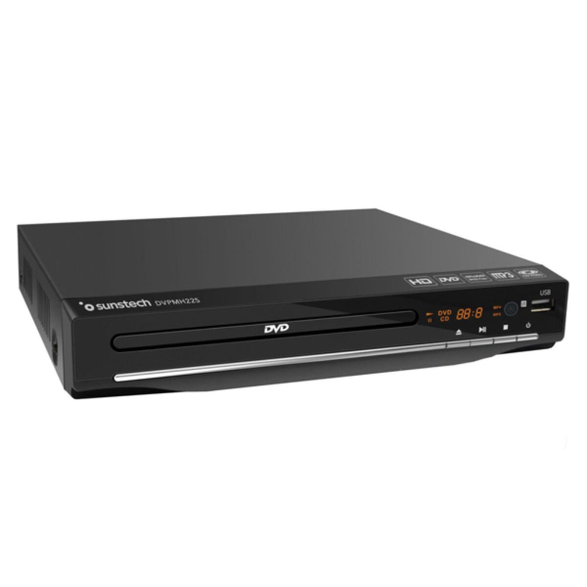 Reproductor de DVD Sunstech DVPMH225 Negro