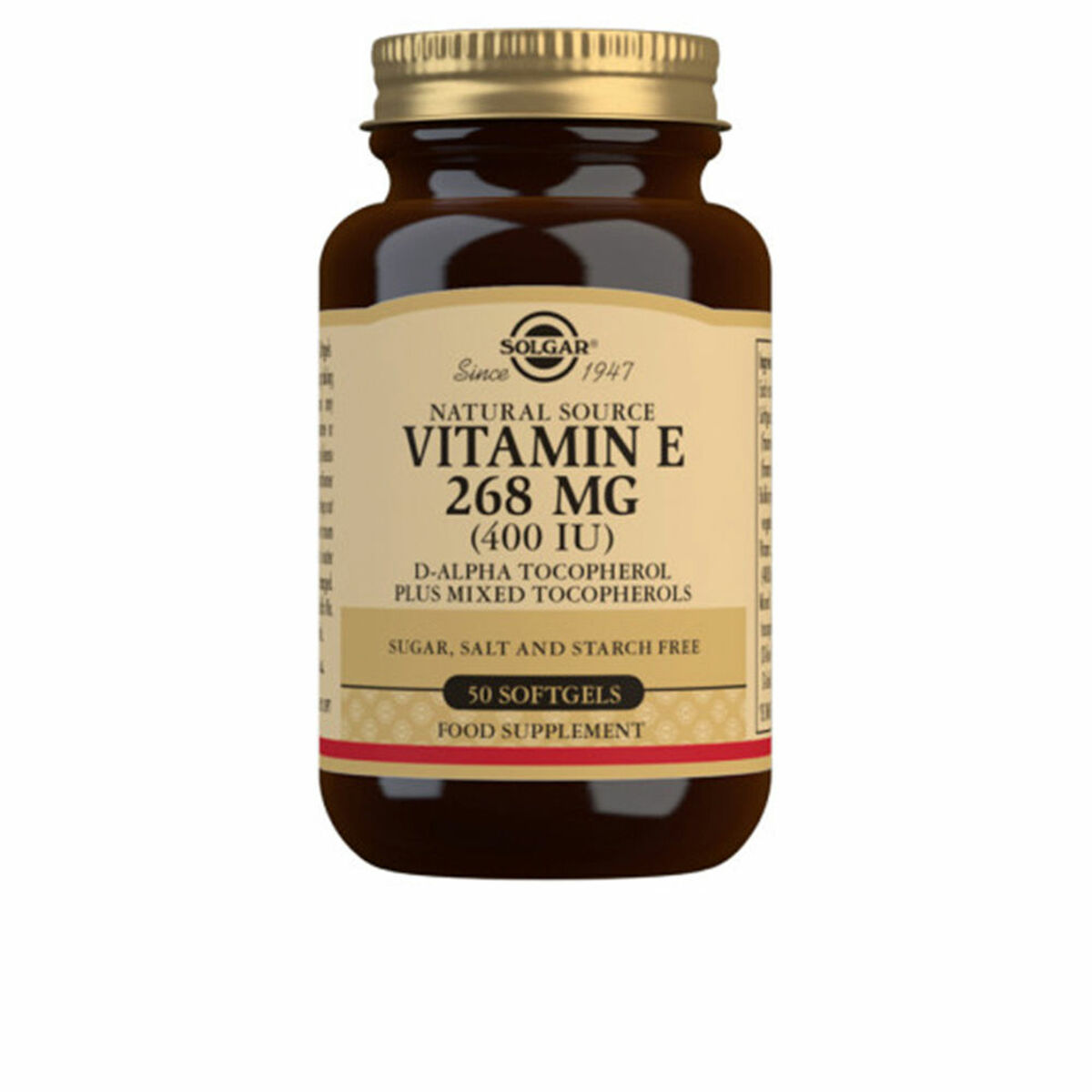 Vitamina E Solgar E 50 Unidades