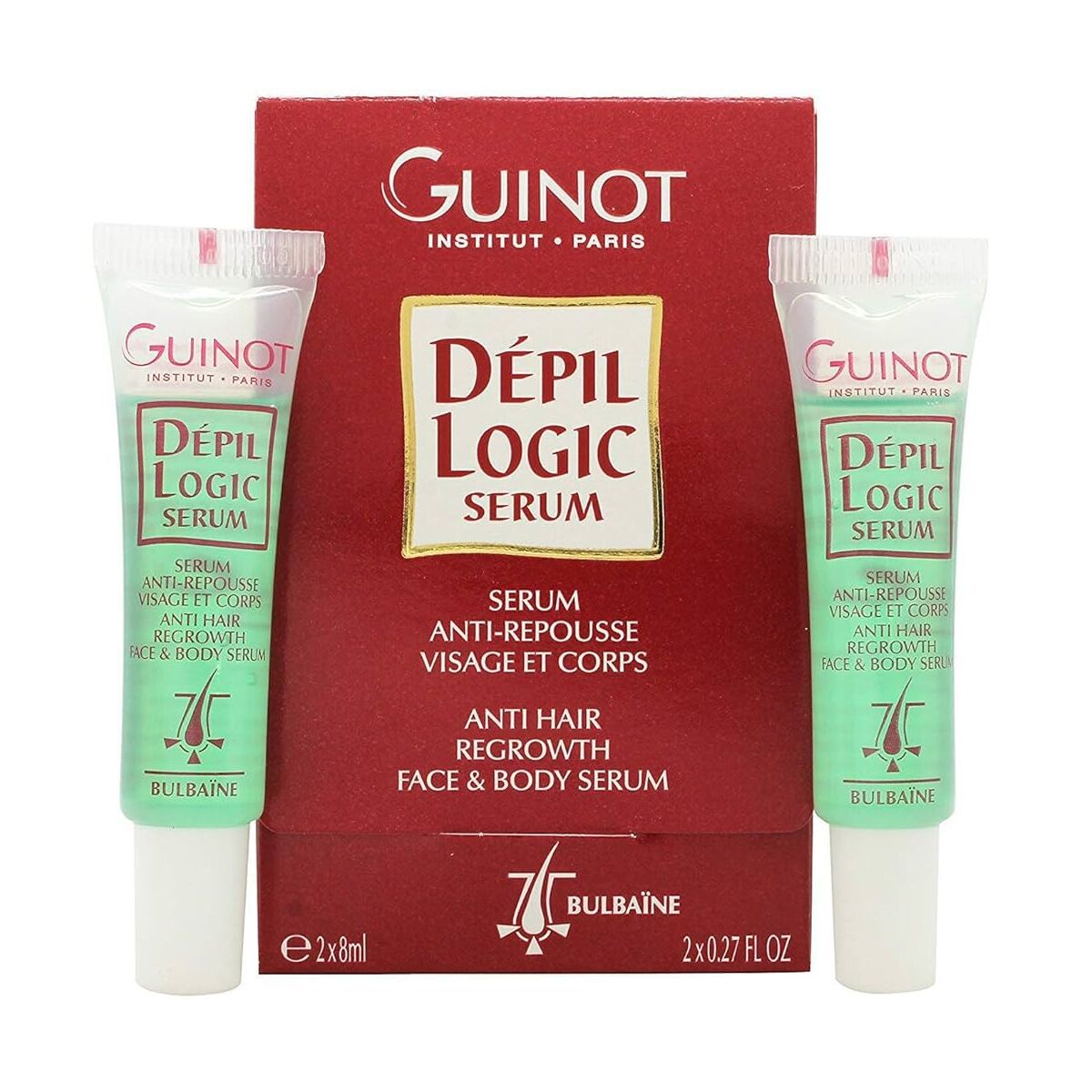 Sérum Reductor de Vello Guinot Dépil Logic 8 ml x 2