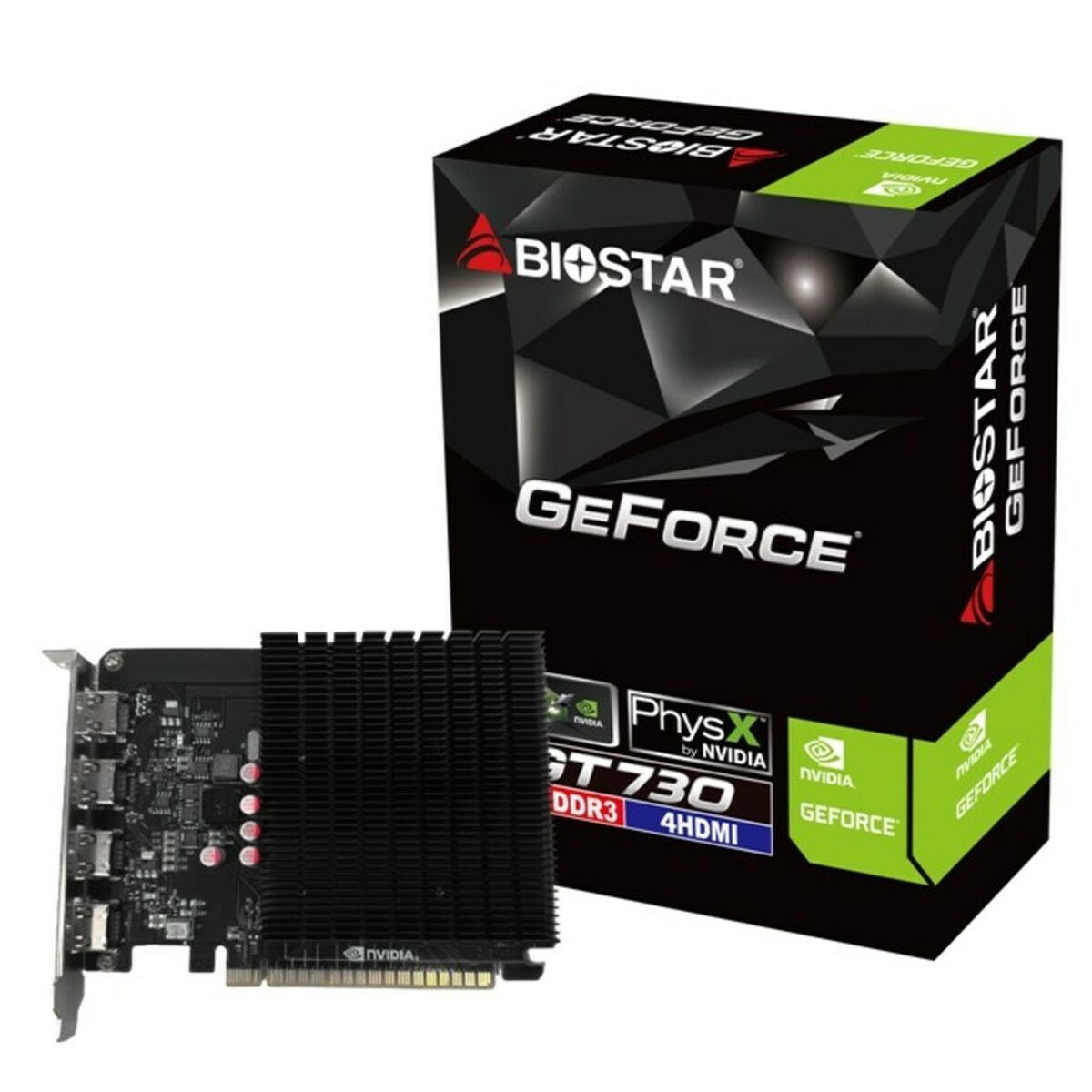 Tarjeta Gráfica Biostar VN7313TG46 NVIDIA GeForce GT 730 4 GB GDDR3