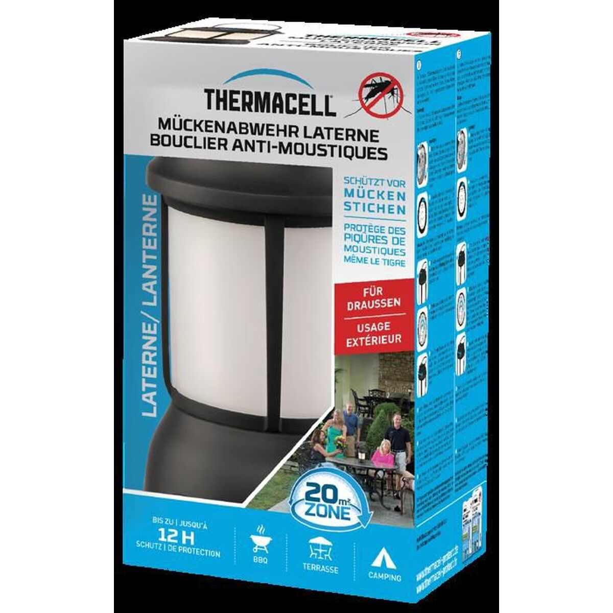 Repelente de mosquitos THERMACELL SB-86601350 Negro