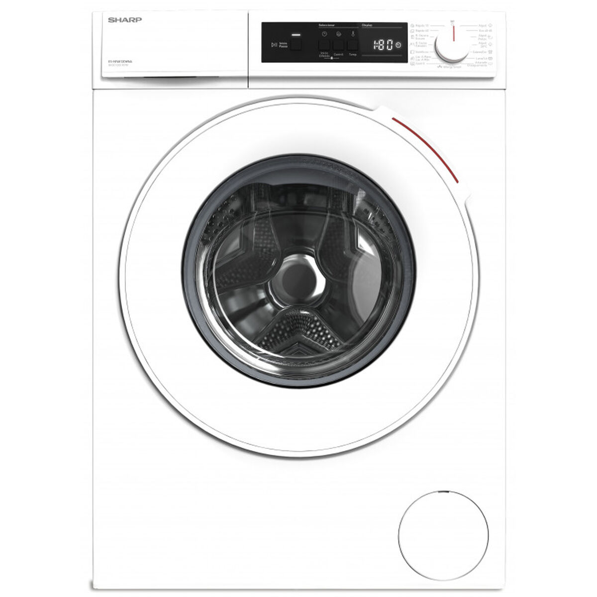 Lavadora Sharp ESNFA812DWNA 1200 rpm 8 kg
