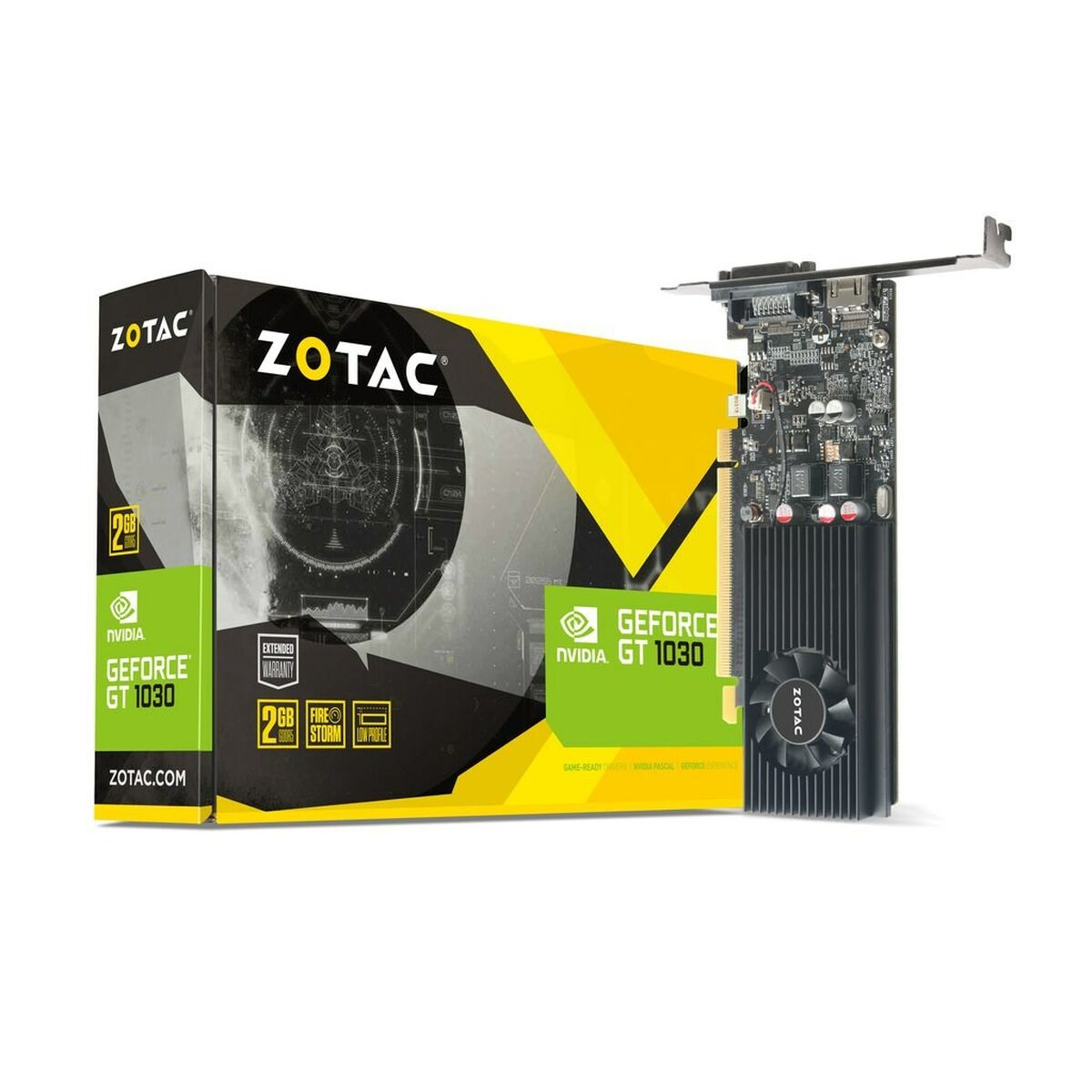 Tarjeta Gráfica Zotac ZT-P10300A-10L 2 GB NVIDIA GeForce GT 1030 GDDR5 DDR5