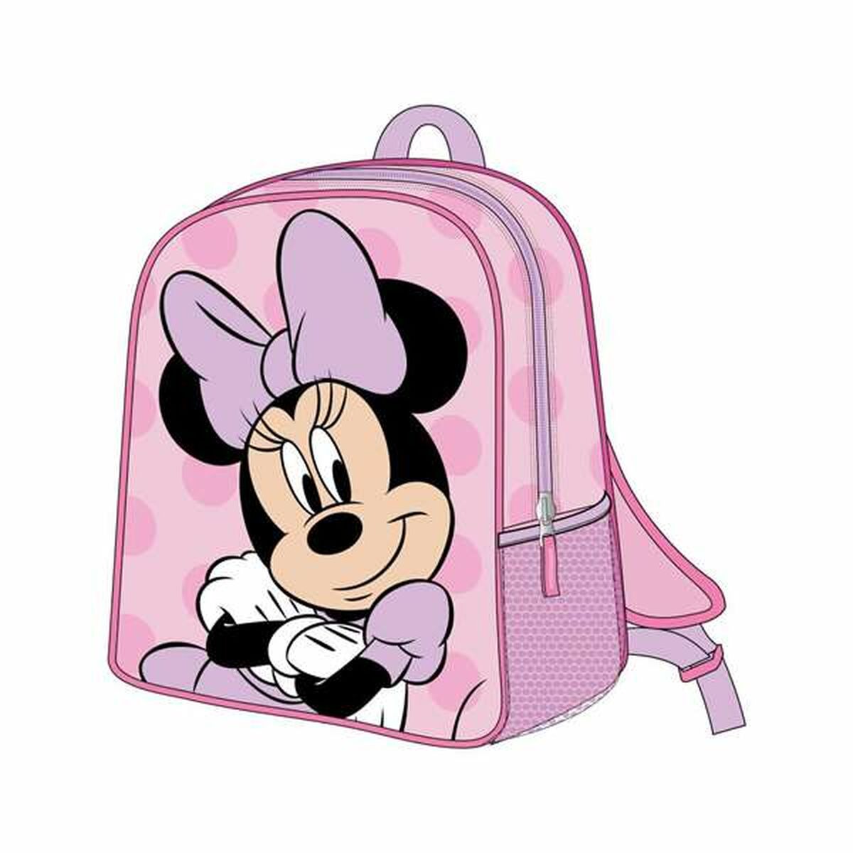 Mochila Escolar 3D Minnie Mouse
