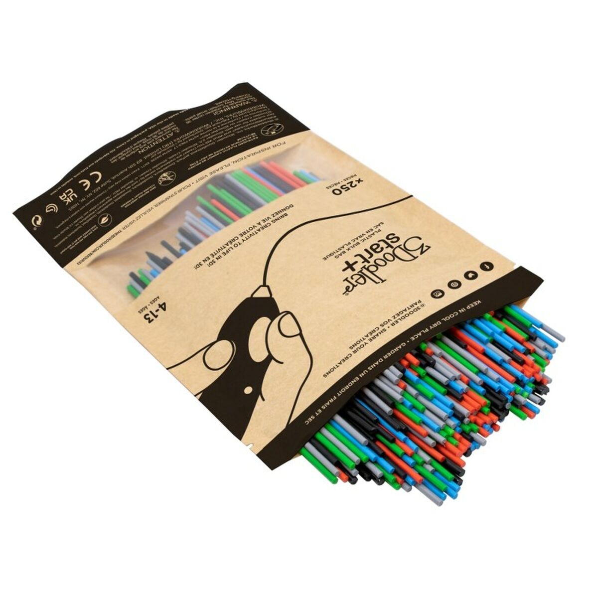 Soporte de la bobina del filamento 3Doodler 3DS-ECO-MIX2-250