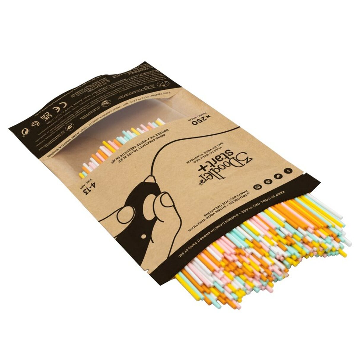 Soporte de la bobina del filamento 3Doodler 3DS-ECO-MIX1-250