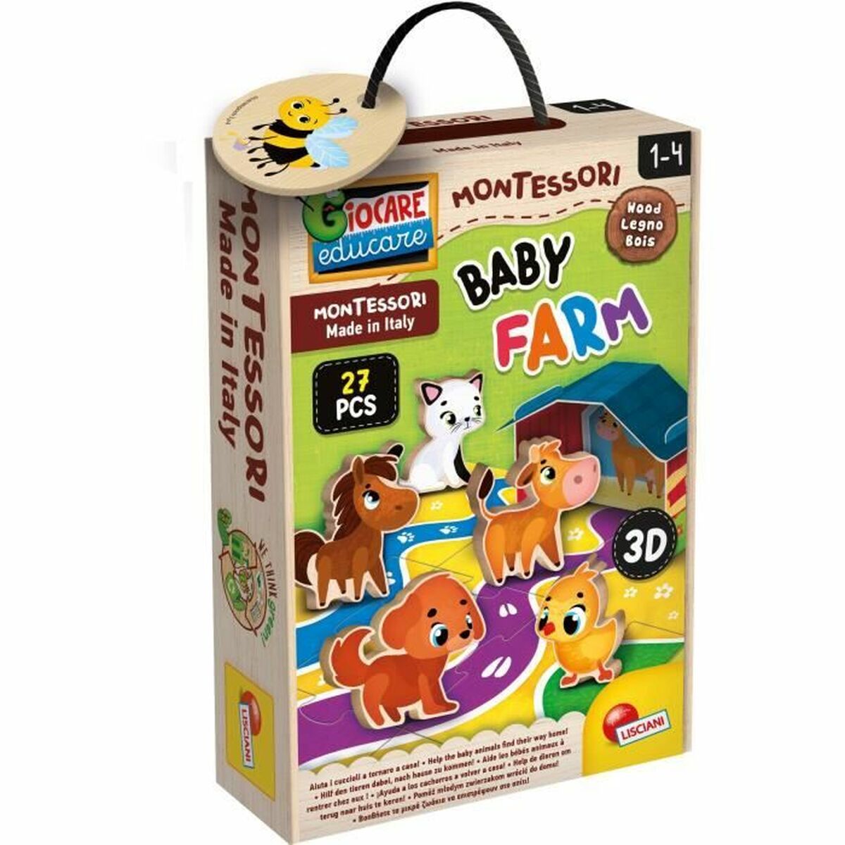 Puzzle Infantil de Madera Lisciani Giochi