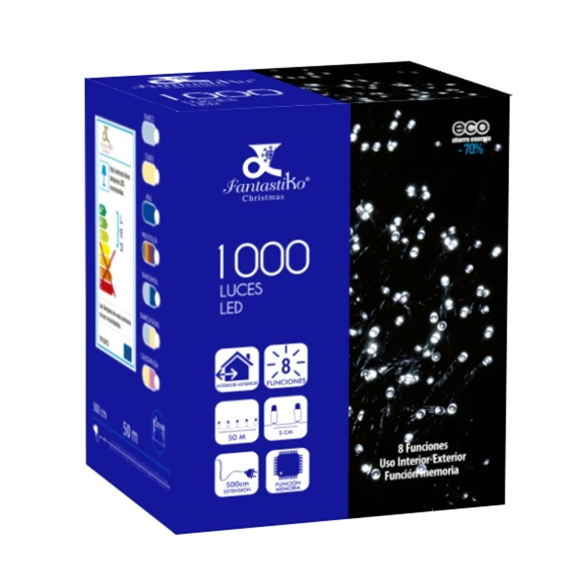 Guirnalda de Luces LED Azul 25 X 20 X 18 CM