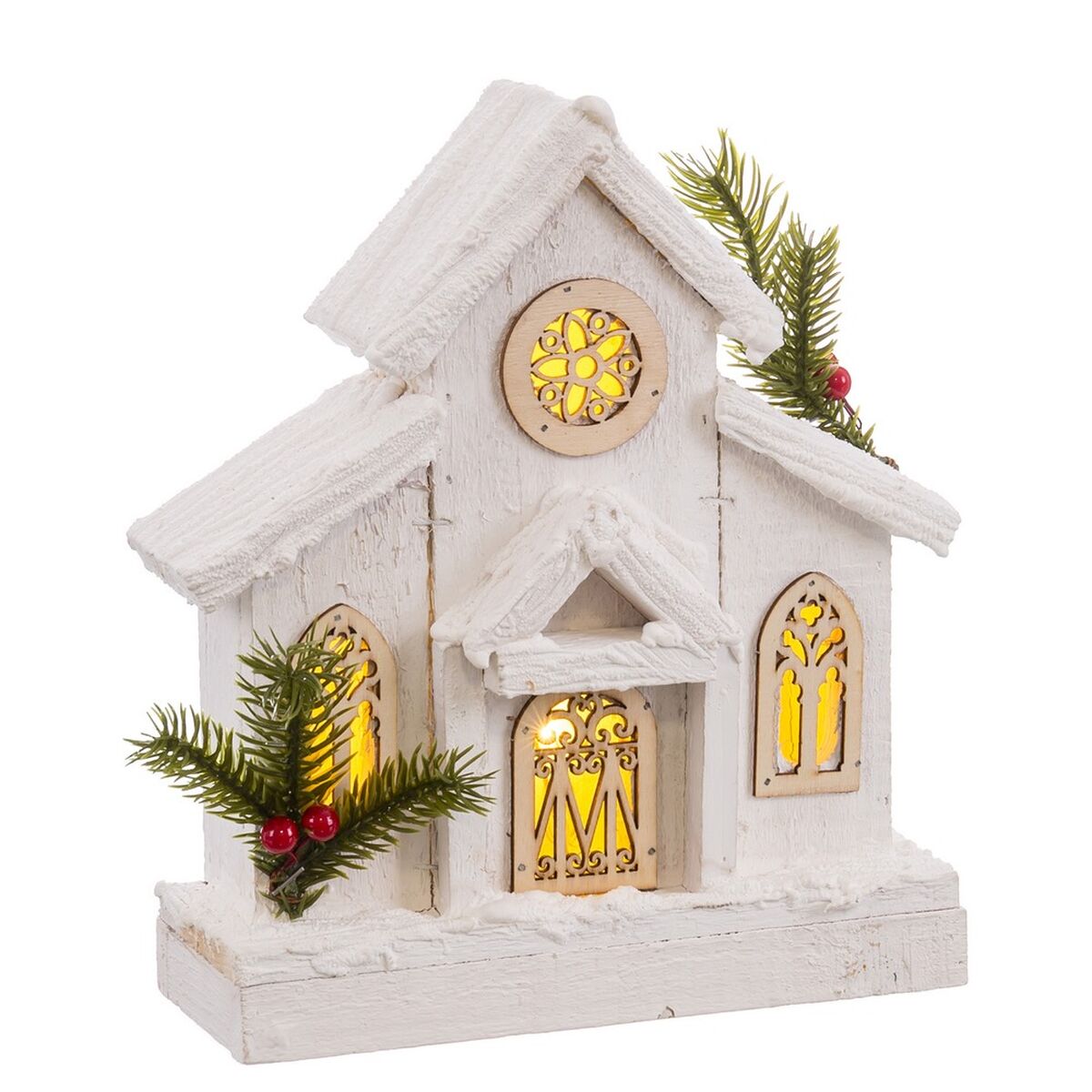 Decoración luminosa Natural Iglesia 20 X 7 X 24 CM